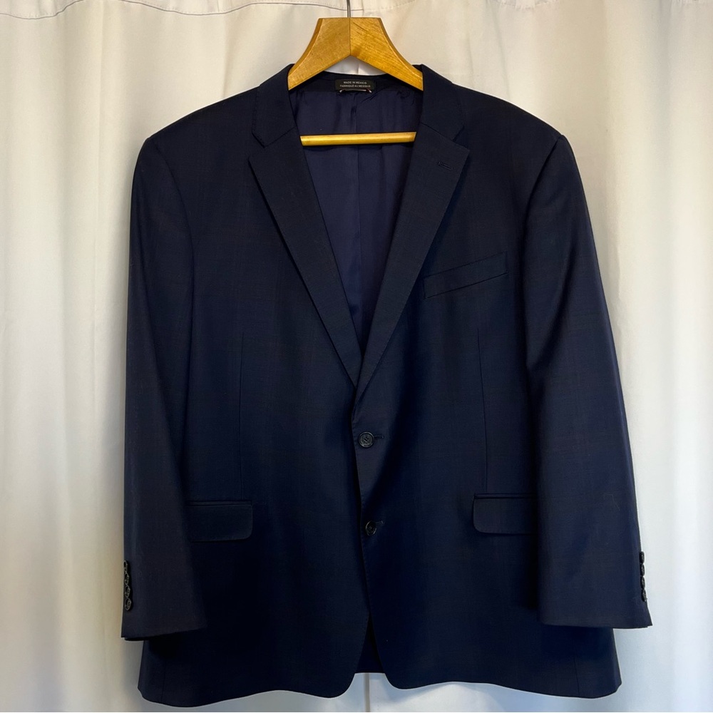 Tommy Hilfiger Navy Blue Two-Button Blazer